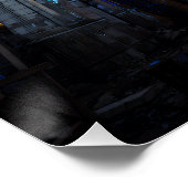 Ruined Cathedral Stained Glass Projection Glow Poster (Ecke)