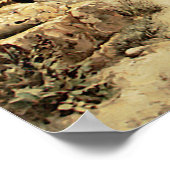 Ruined Temple in Ballbeck Poster (Ecke)