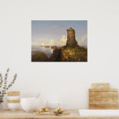 Ruined Tower - Thomas Cole Fine Art Poster (Küche)