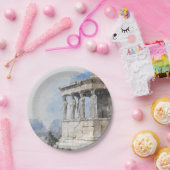 Ruinen alter Stätten in Athen, Griechenland Pappteller (Party)