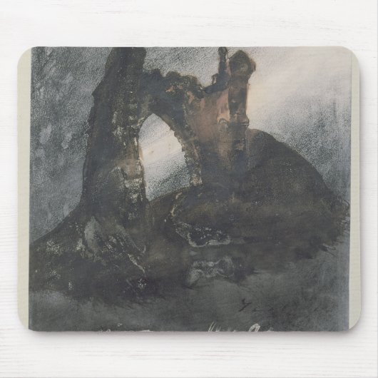 Ruinen an Groz-Nez, an Jersey oder am Bogen Mousepad (Vorne)