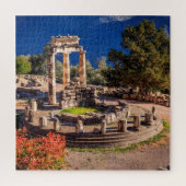 Ruinen Athina Pronaia Tempel in Delphi Puzzle (Vertikal)