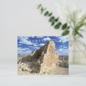 Ruinen der Cajon-Einheit, jedoch Nationaldenkmal, Postkarte (Stehend Vorderseite)