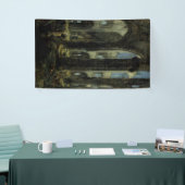 Ruinen der gotischen Kirche (von Carl Blechen) Banner (Messeveranstaltung)