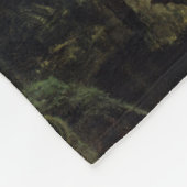 Ruinen der gotischen Kirche (von Carl Blechen) Fleecedecke (Ecke)