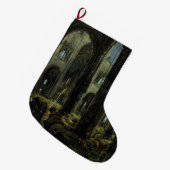 Ruinen der gotischen Kirche (von Carl Blechen) Großer Weihnachtsstrumpf (Vorderansicht (hängend))