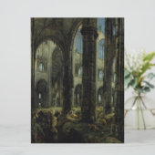 Ruinen der gotischen Kirche (von Carl Blechen) Karte (Stehend Vorderseite)