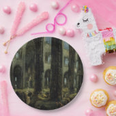 Ruinen der gotischen Kirche (von Carl Blechen) Pappteller (Party)