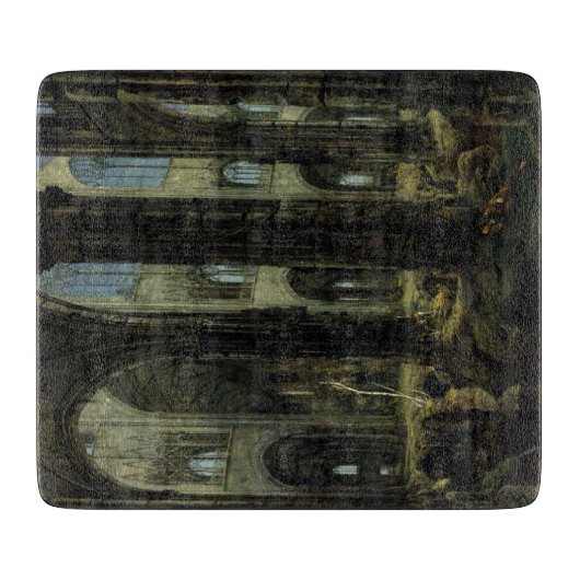 Ruinen der gotischen Kirche (von Carl Blechen) Schneidebrett (Vorderseite)