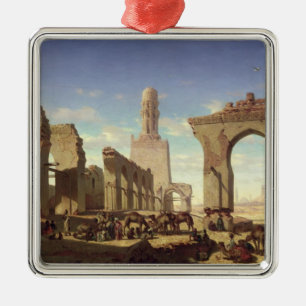 Ruinen der Moschee des Kalif-EL Haken Silbernes Ornament