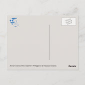 Ruinen der Philippinen, Olympia, Griechenland. Postkarte (Rückseite)