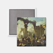 Ruinen der Thermen von Caracalla Magnet (Vorderseite/Rückseite)