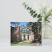 Ruinen des alten Sheldon Postkarte (Stehend Vorderseite)