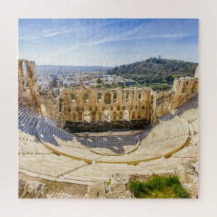 Ruinen des alten Theaters Herodion Atticus Puzzle