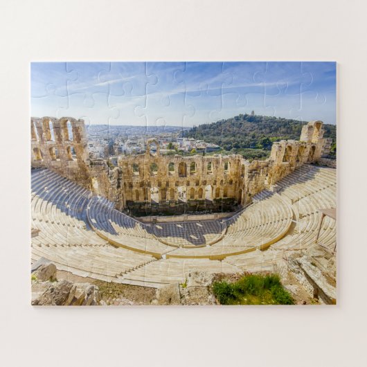 Ruinen des alten Theaters Herodion Atticus Puzzle (Horizontal)