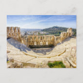 Ruinen des antiken Theaters Herodion Atticus Postkarte (Vorderseite)