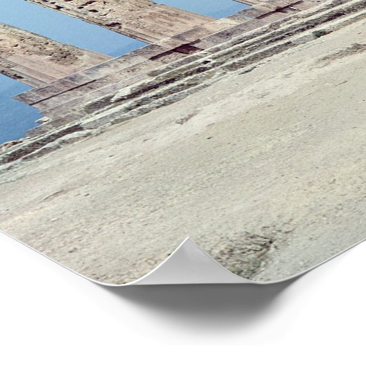 Ruinen des Apollo-Tempels, c.550 v. Chr. Poster (Ecke)