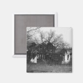 Ruinen des Bauernhauses Magnet (Vorderseite/Rückseite)