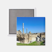Ruinen des Carthage Magnet (Vorderseite/Rückseite)