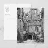 Ruinen des Cour des Comptes Postkarte (Vorne/Hinten)
