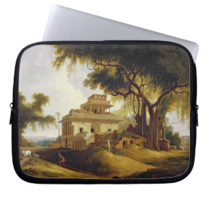 Ruinen des Naurattan, Sasaram, Bihar, 1811 (Öl Laptopschutzhülle