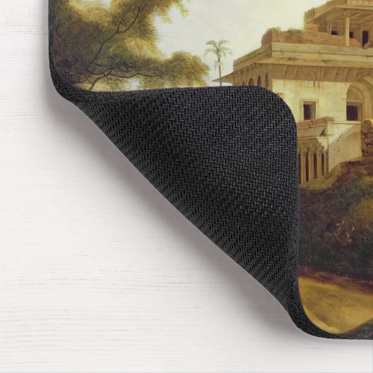Ruinen des Naurattan, Sasaram, Bihar, 1811 (Öl Mousepad (Ecke)
