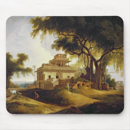Ruinen des Naurattan, Sasaram, Bihar, 1811 (Öl Mousepad (Vorne)