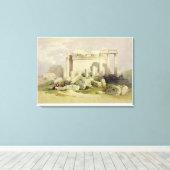 Ruinen des östlichen Portico des Tempels von Baal Leinwanddruck (Insitu (Holzboden))