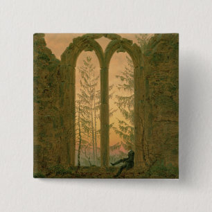 Ruinen des Oybin Klosters 1835-40 Button