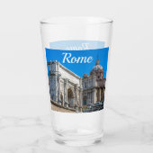 Ruinen des Römischen Forums in Rom, Italien Glas (Rückseite)