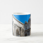 Ruinen des Römischen Forums in Rom, Italien Kaffeetasse (Mittel)