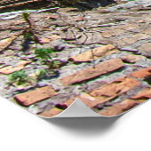Ruinen des Römischen Forums in Rom, Italien Poster (Ecke)