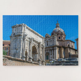 Ruinen des Römischen Forums in Rom, Italien Puzzle