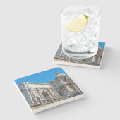 Ruinen des Römischen Forums in Rom, Italien Steinuntersetzer (Seitenansicht)