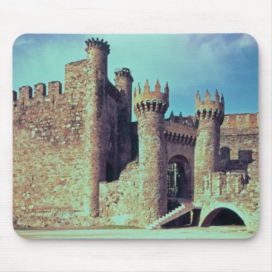 Ruinen des Schlosses der Ritter Templar Mousepad (Vorne)