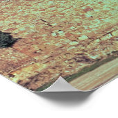 Ruinen des Schlosses of the Knights Templar Poster (Ecke)