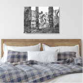 Ruinen des Storehouse Leinwanddruck (Insitu (Schlafzimmer))