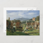 Ruinen des Theaters von Taormina Postkarte (Vorne/Hinten)