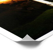 Ruinen in der Nacht Poster (Ecke)