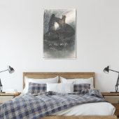 Ruinen in Groz-Nez, Jersey oder The Arch Leinwanddruck (Insitu (Schlafzimmer))