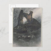 Ruinen in Groz-Nez, Jersey oder The Arch Postkarte (Vorne/Hinten)