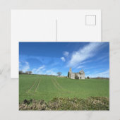 Ruinen in irischer Landschaft Postkarte (Vorne/Hinten)