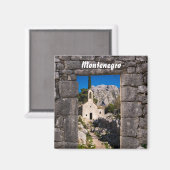 Ruinen in Kotor, Montenegro Magnet (Vorderseite/Rückseite)
