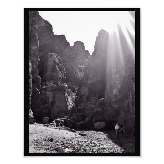 Ruinen in Petra Fotodruck (Vorne)