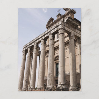 Ruinen in Rom, Italien 2 Postkarte