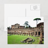 Ruinen in Rom Postkarte (Vorne/Hinten)