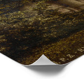 Ruinen in Virginia Water, Windsor, Berkshire Poster (Ecke)