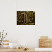 Ruinen in Virginia Water, Windsor, Berkshire Poster (Küche)