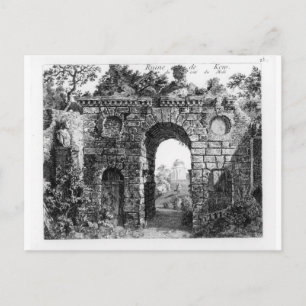 Ruinen inmitten von Kew Gardens, von "The Gard" Postkarte