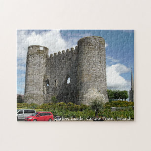 Ruinen von Carlow Castle, Stadt Carlow, Irland Puzzle